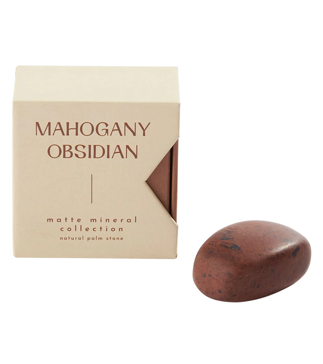 GeoCentral Mah Obsidian Palm Stone