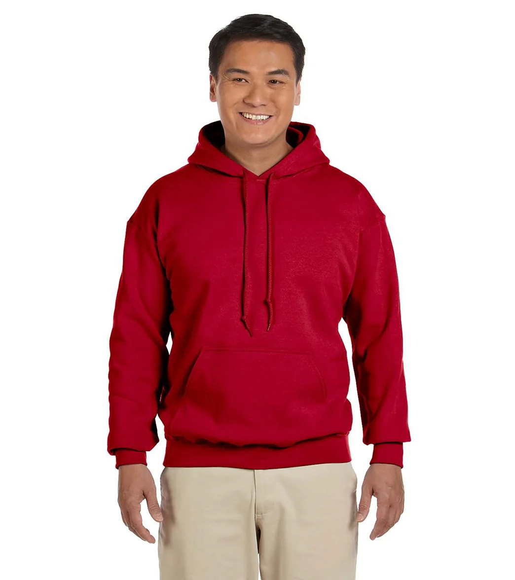 Gildan Unisex Heavy Blend Hoodie Antique Cherry Red - Image 5