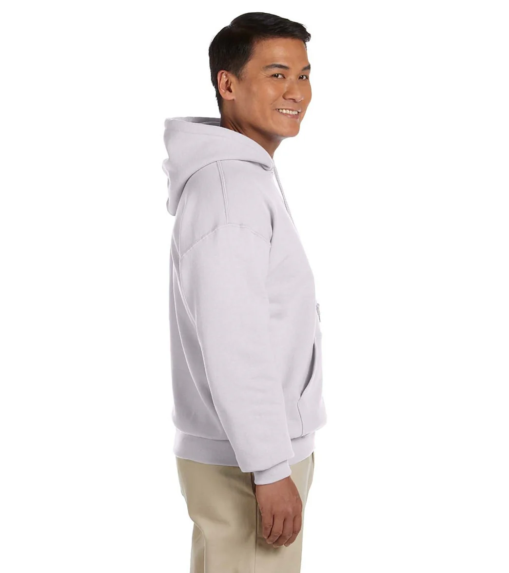 Gildan Unisex Heavy Blend Hoodie Ash - Image 2