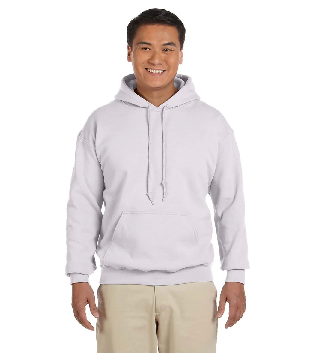 Gildan Unisex Heavy Blend Hoodie Ash - Image 5