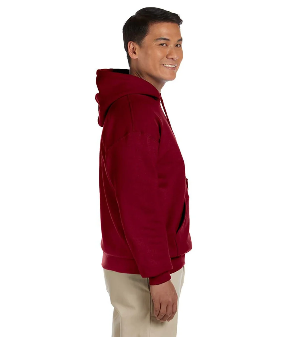 Gildan Unisex Heavy Blend Hoodie Garnet - Image 2