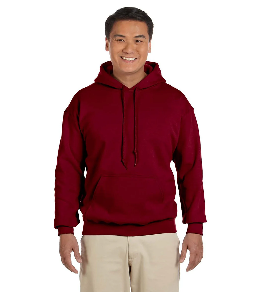 Gildan Unisex Heavy Blend Hoodie Garnet - Image 3