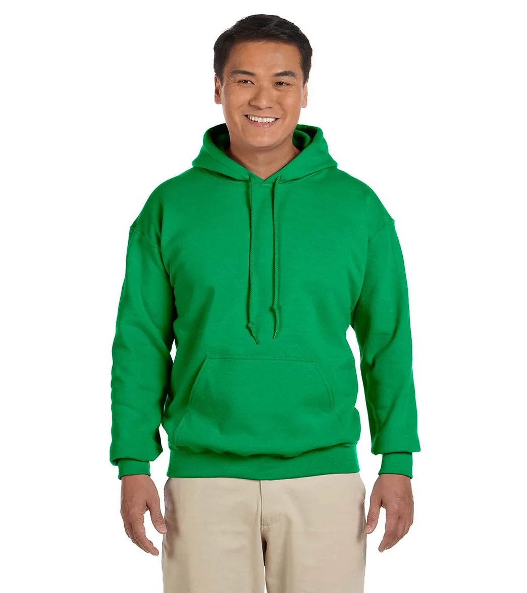 Gildan Unisex Heavy Blend Hoodie Irish Green - Image 5