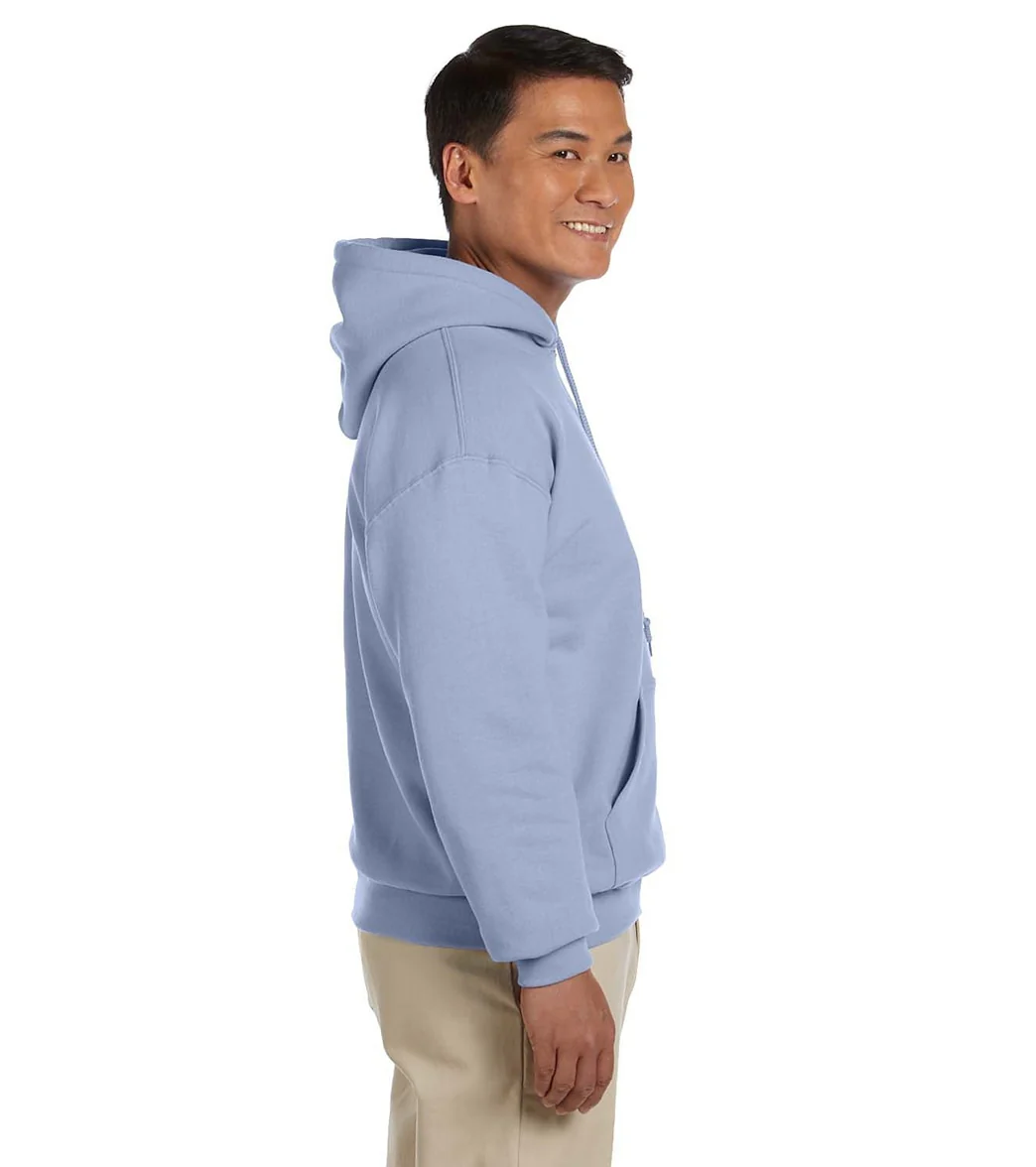 Gildan Unisex Heavy Blend Hoodie Light Blue - Image 2