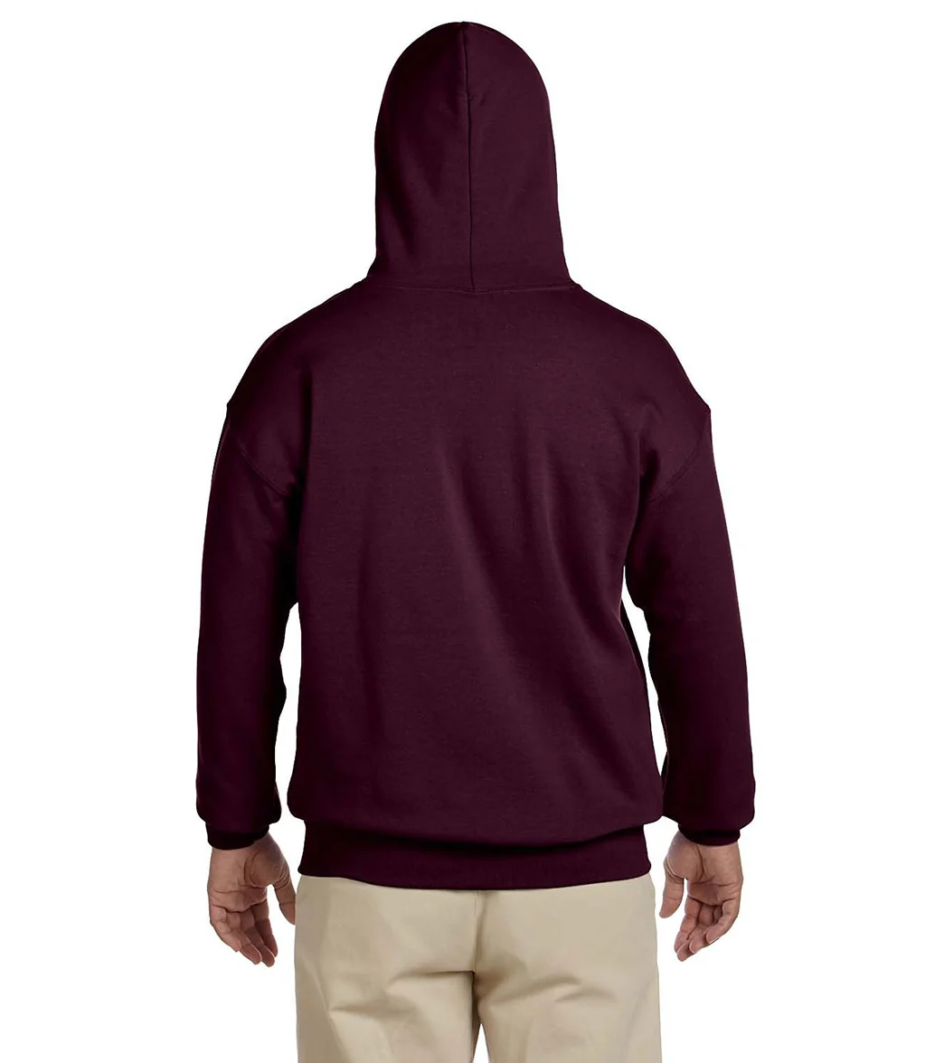 Gildan Unisex Heavy Blend Hoodie Maroon - Image 3