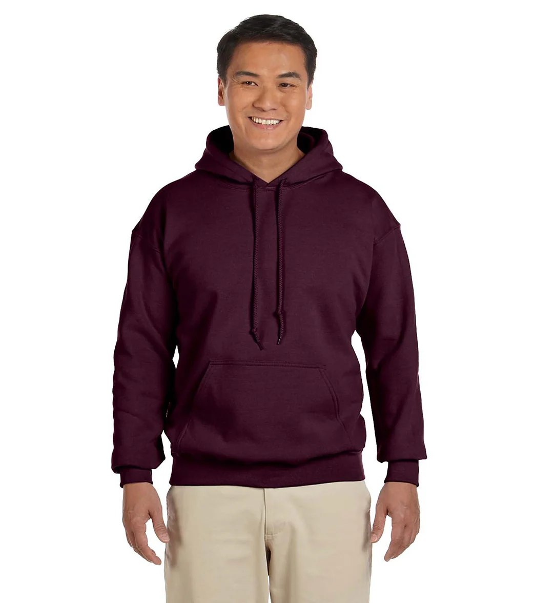 Gildan Unisex Heavy Blend Hoodie Maroon - Image 5