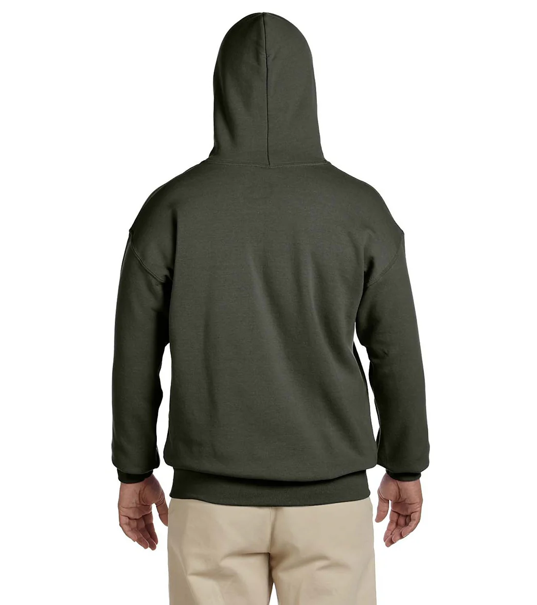 Gildan Unisex Heavy Blend Hoodie Military Green - Image 3