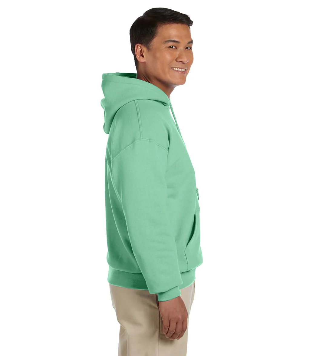 Gildan Unisex Heavy Blend Hoodie Mint Green - Image 2