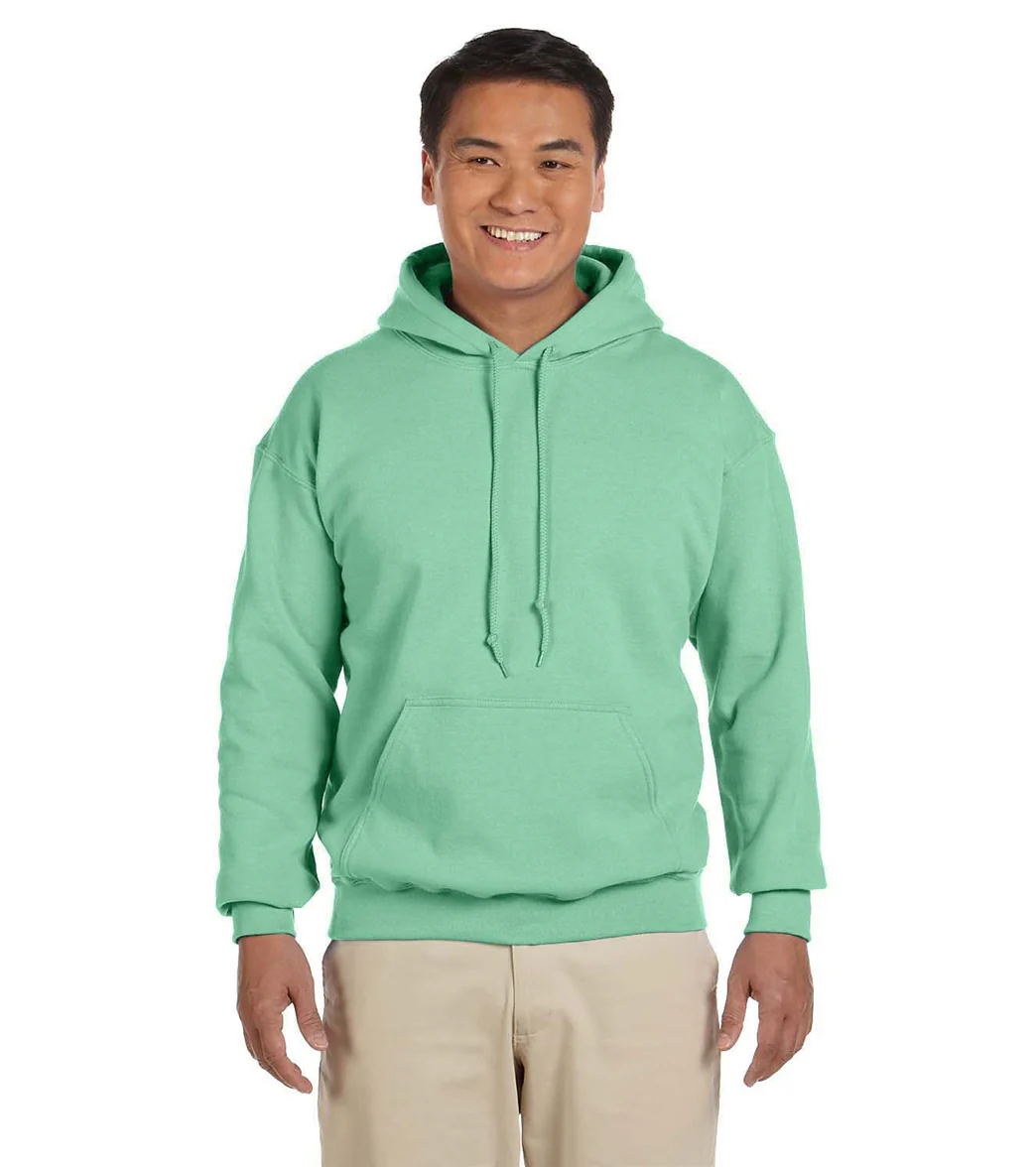 Gildan Unisex Heavy Blend Hoodie Mint Green - Image 5
