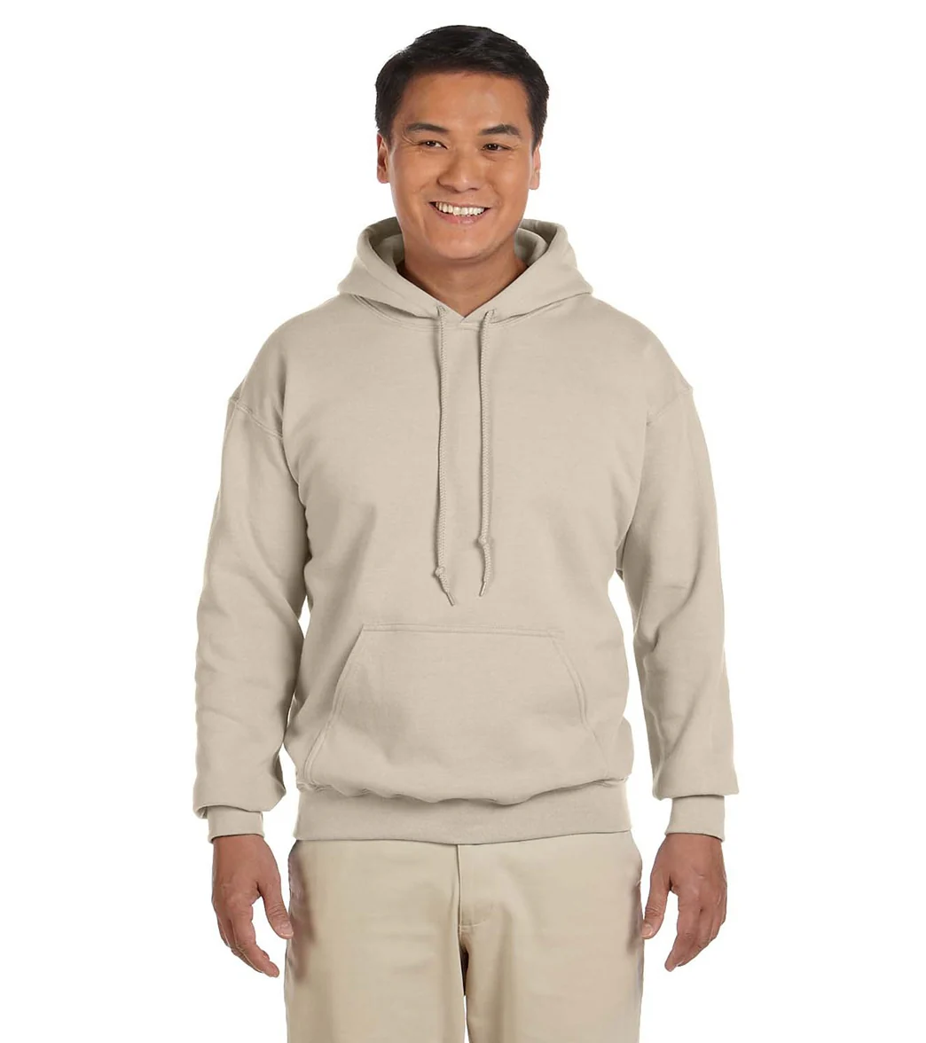 Gildan Unisex Heavy Blend Hoodie Sand - Image 5
