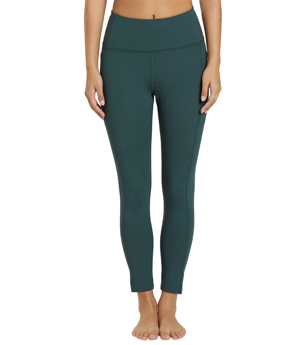Girlfriend Collective 7/8 Length High Rise Pocket Leggings - Image 21