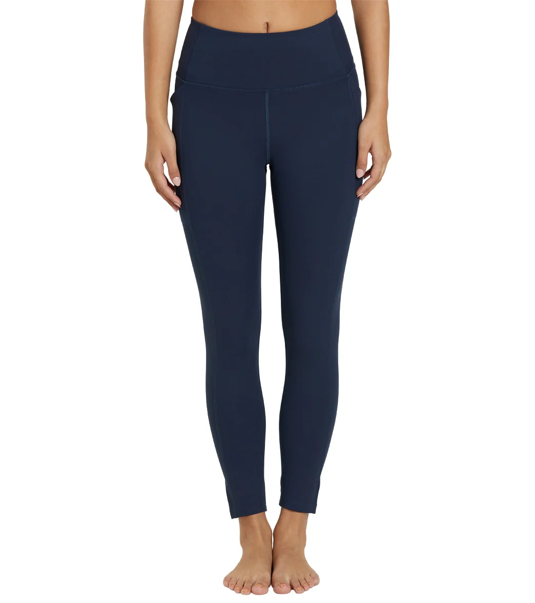 Girlfriend Collective 7/8 Length High Rise Pocket Leggings - Image 22