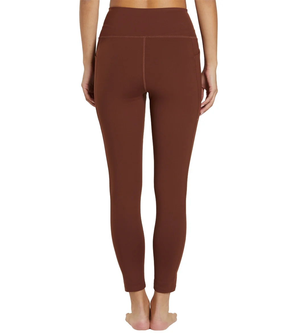 Girlfriend Collective 7/8 Length High Rise Pocket Leggings - Image 3