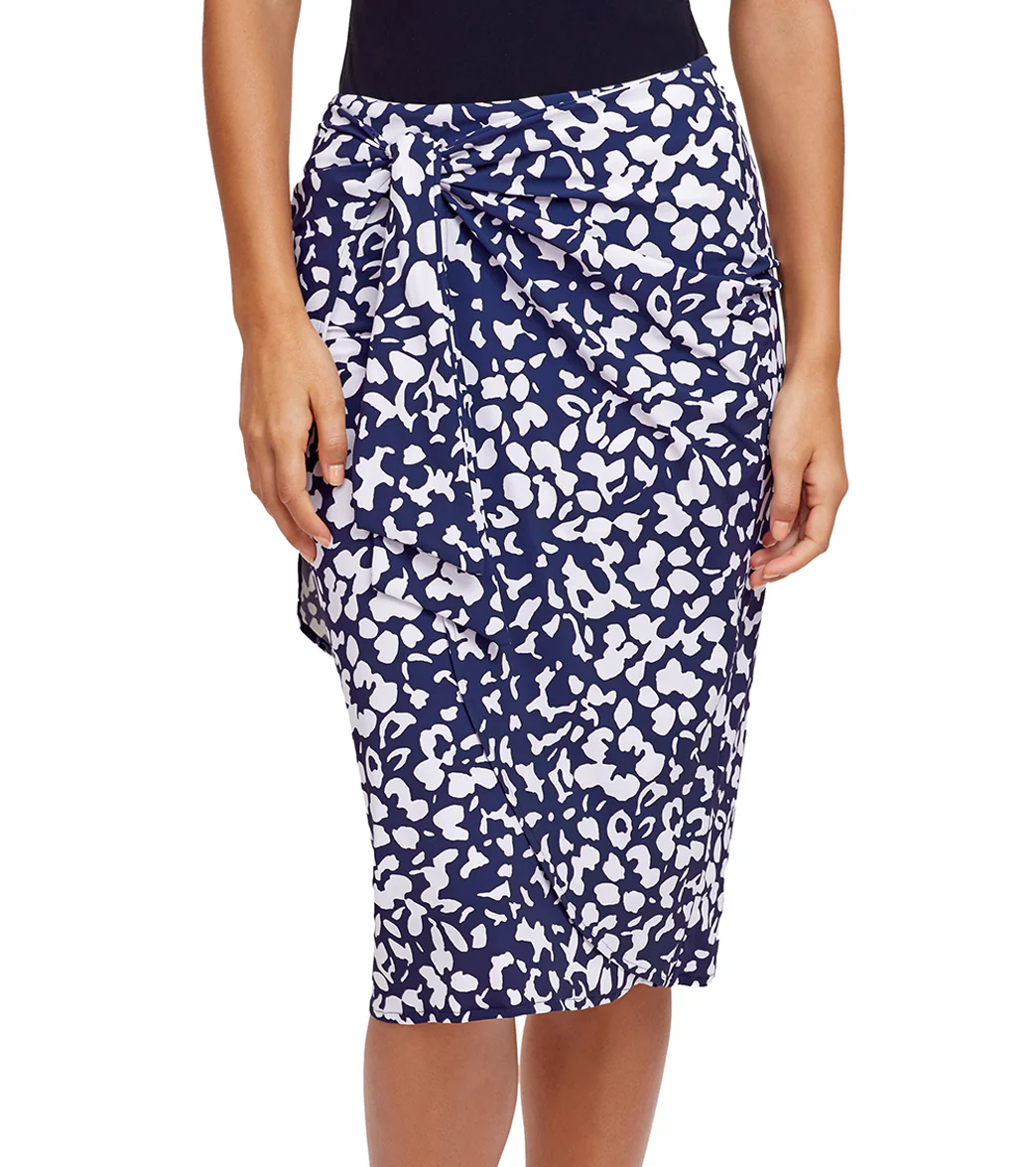Gottex Modest Women's Long Wrap Tie Swim Skirt - Image 18