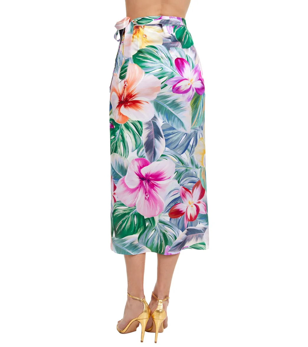 Gottex Women's Bora Bora Tropical Print Long Sarong Skirt - Image 3