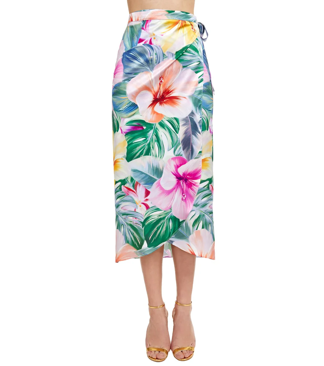 Gottex Women's Bora Bora Tropical Print Long Sarong Skirt - Image 5