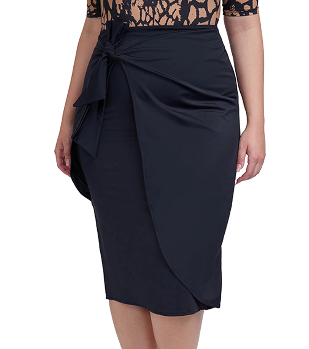 Gottex Women's Modest Long Wrap Tie Swim Skirt - Image 2