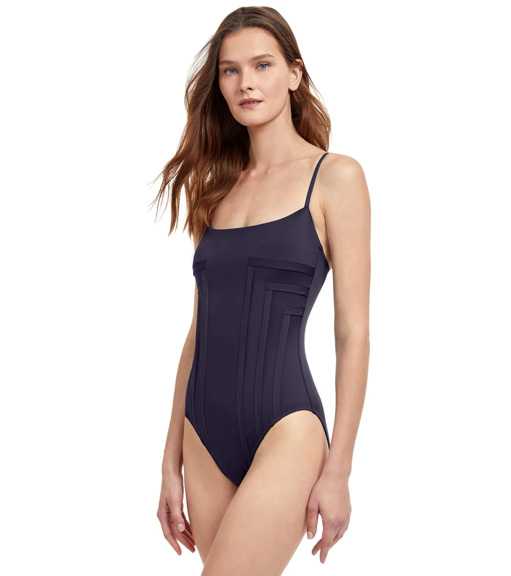 Gottex Women's Paloma Side Fold Princess Line One Piece Swimsuit - Image 16