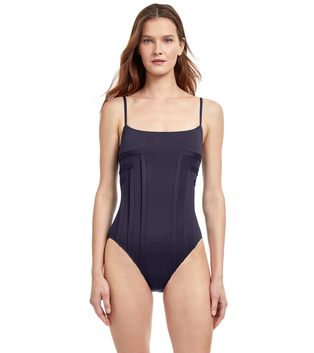 Gottex Women's Paloma Side Fold Princess Line One Piece Swimsuit - Image 17