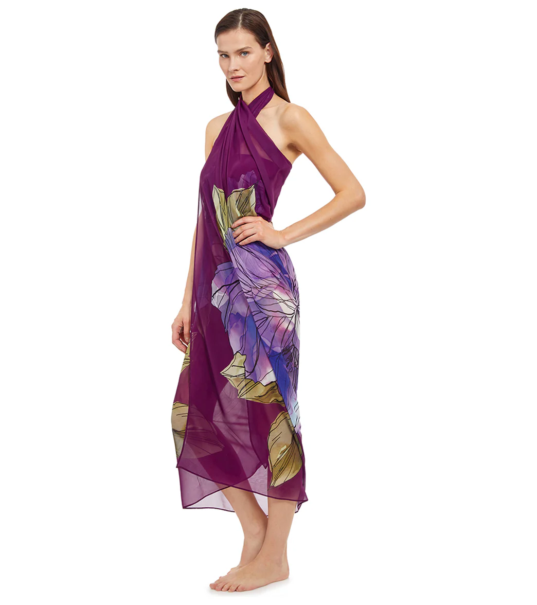 Gottex Women's Wild Flower Floral Pareo Cover Up - Image 2