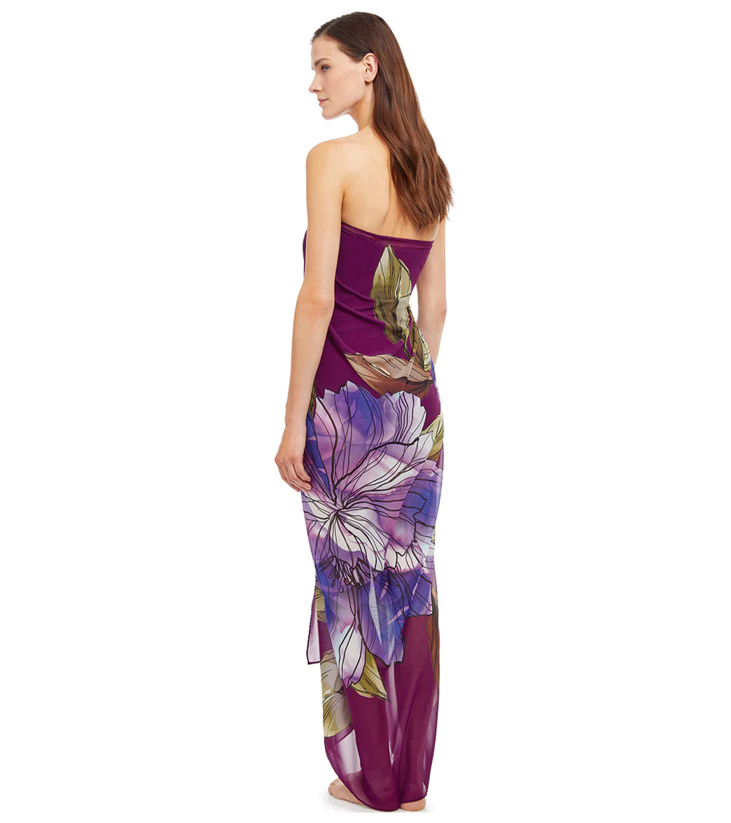Gottex Women's Wild Flower Floral Pareo Cover Up - Image 3