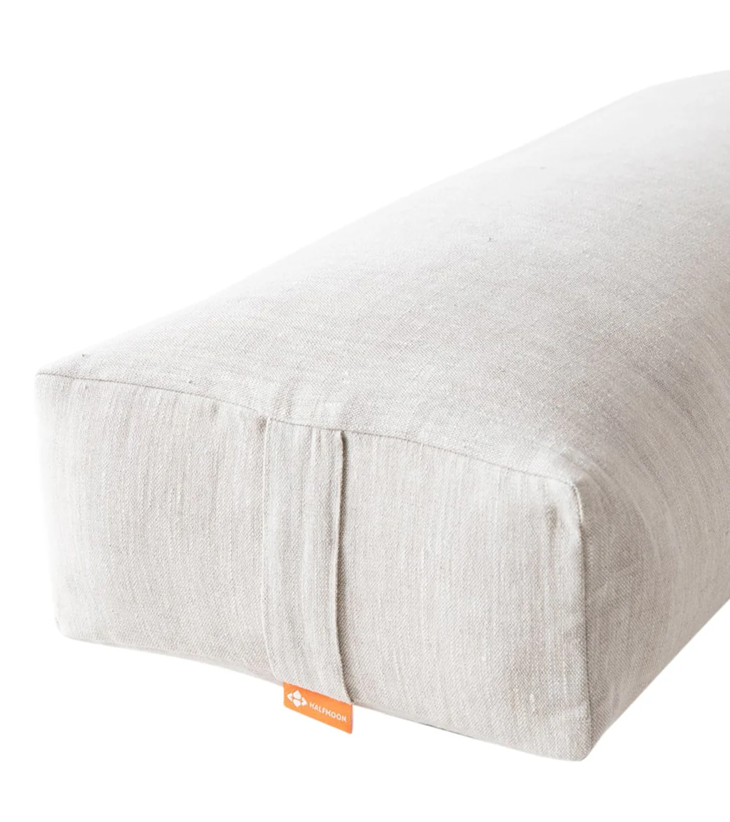 Halfmoon Linen Rectangular Bolster - Image 5