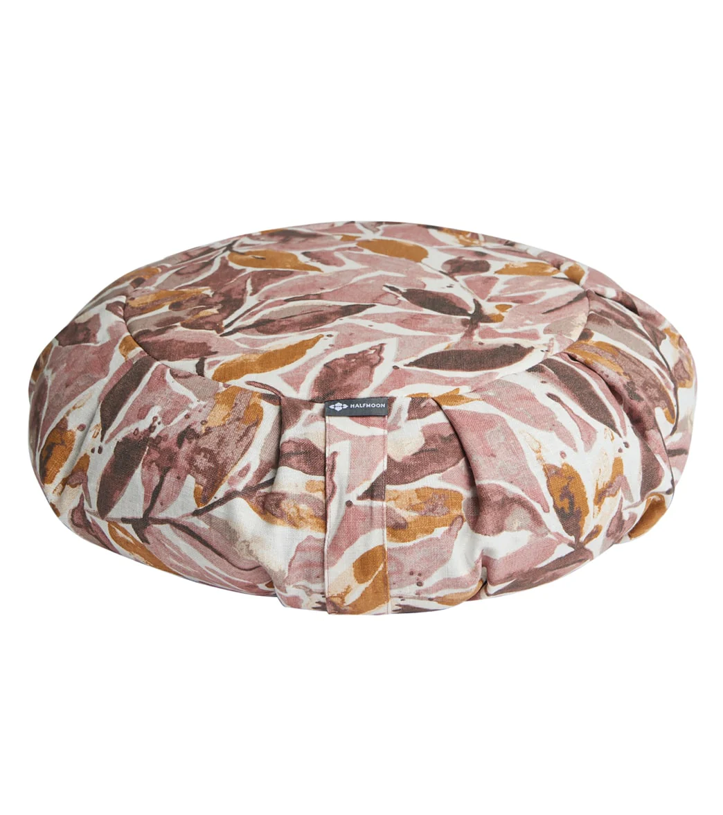 Halfmoon Linen Round Meditation Cushion - Image 5