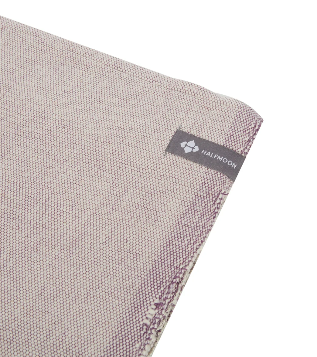 Halfmoon Melange Cotton Yoga Blanket - Image 11