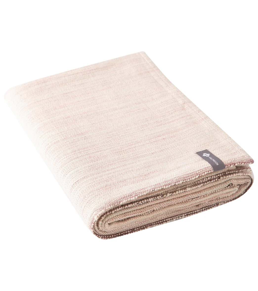 Halfmoon Melange Cotton Yoga Blanket - Image 4