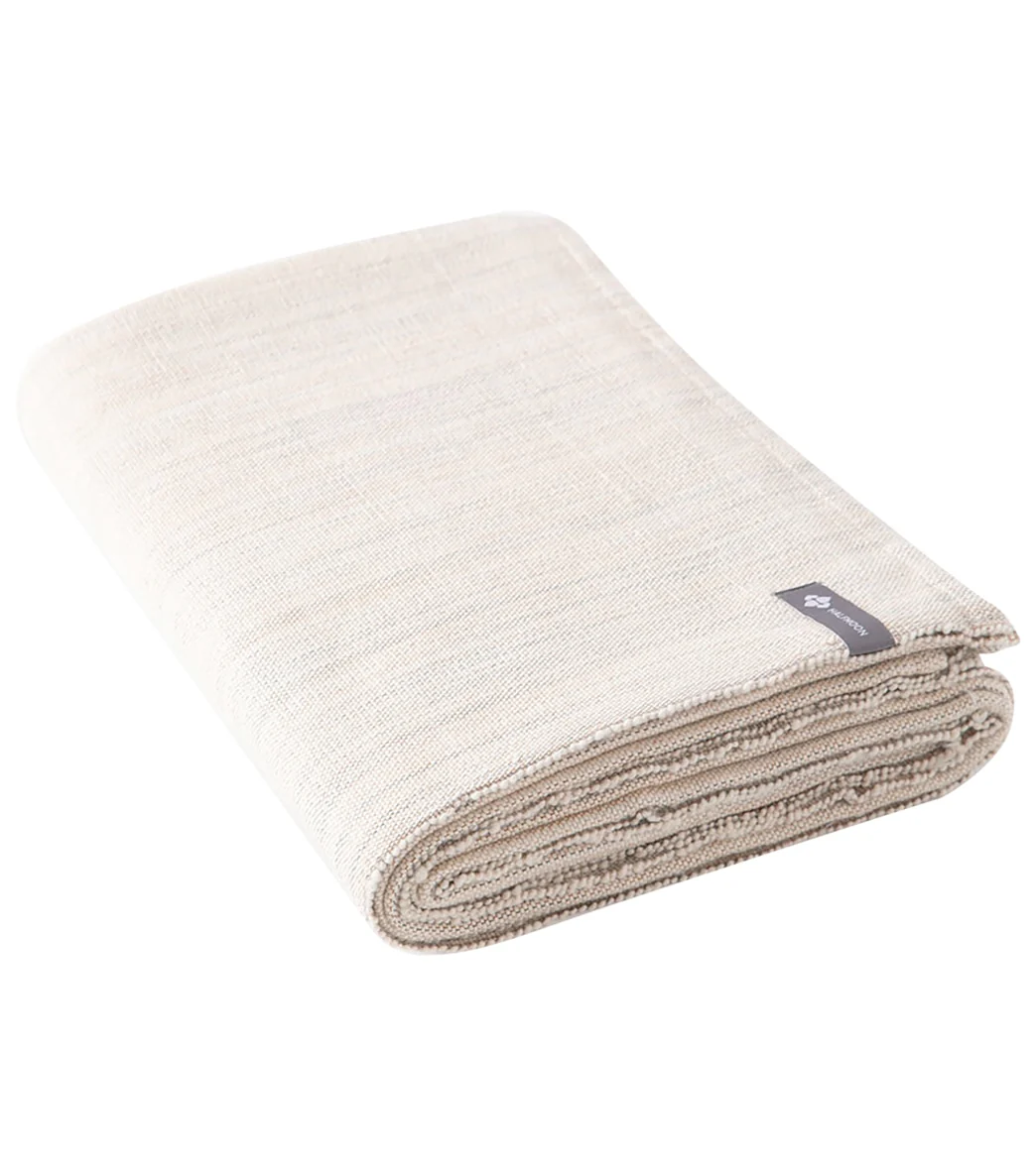 Halfmoon Melange Cotton Yoga Blanket - Image 9