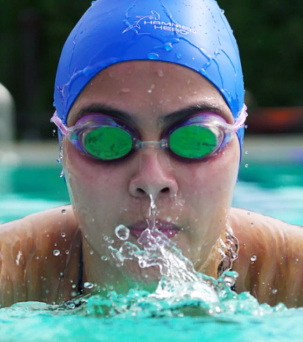 Hammer Head Swim Caps Safe and Fast Silicone Swim Cap - Image 9