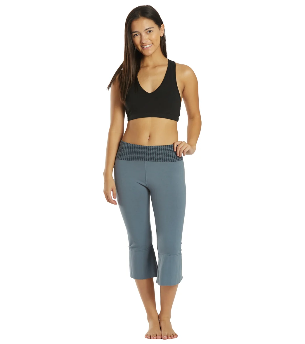 Hard Tail Contour Rolldown V-Split Capris - Image 11