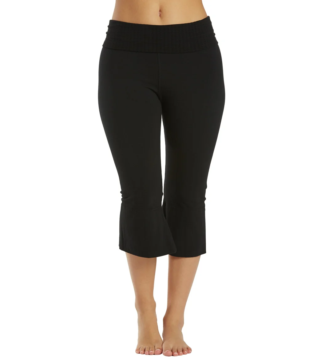 Hard Tail Contour Rolldown V-Split Capris - Image 15