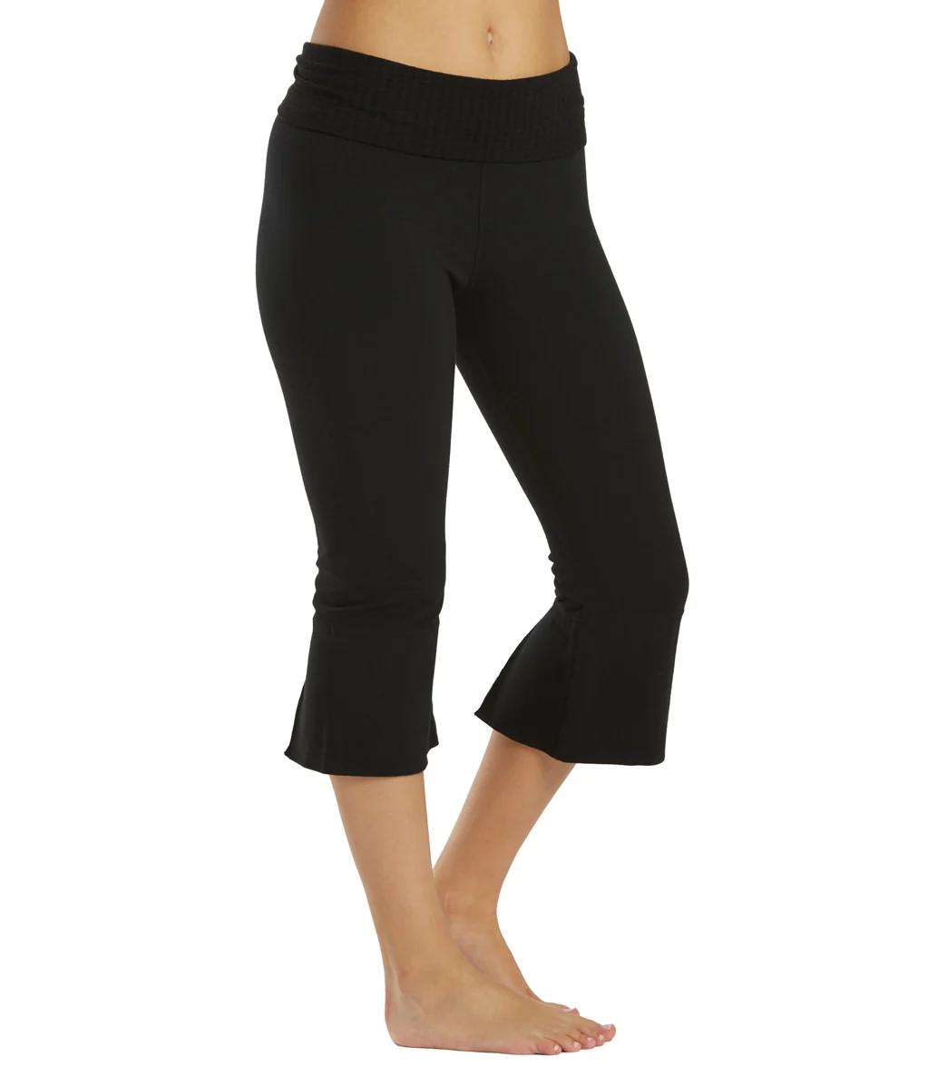 Hard Tail Contour Rolldown V-Split Capris - Image 16