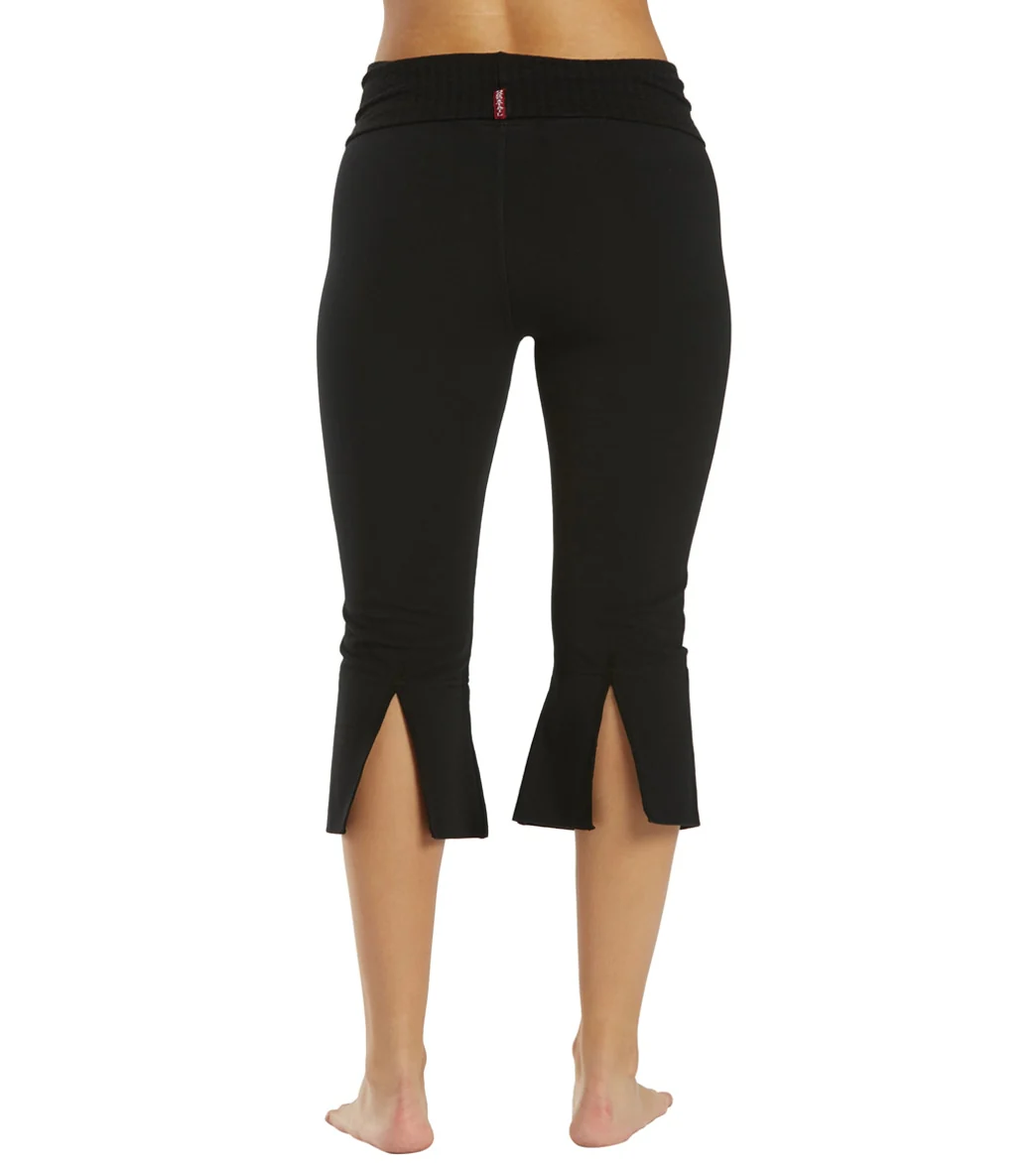 Hard Tail Contour Rolldown V-Split Capris - Image 17