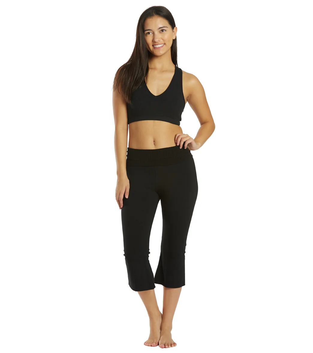 Hard Tail Contour Rolldown V-Split Capris - Image 18