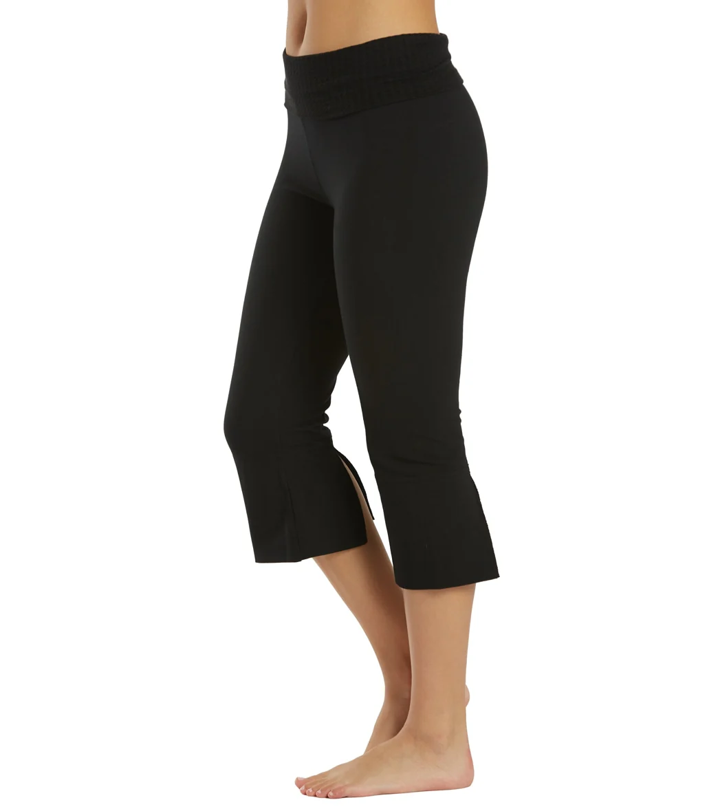 Hard Tail Contour Rolldown V-Split Capris - Image 19