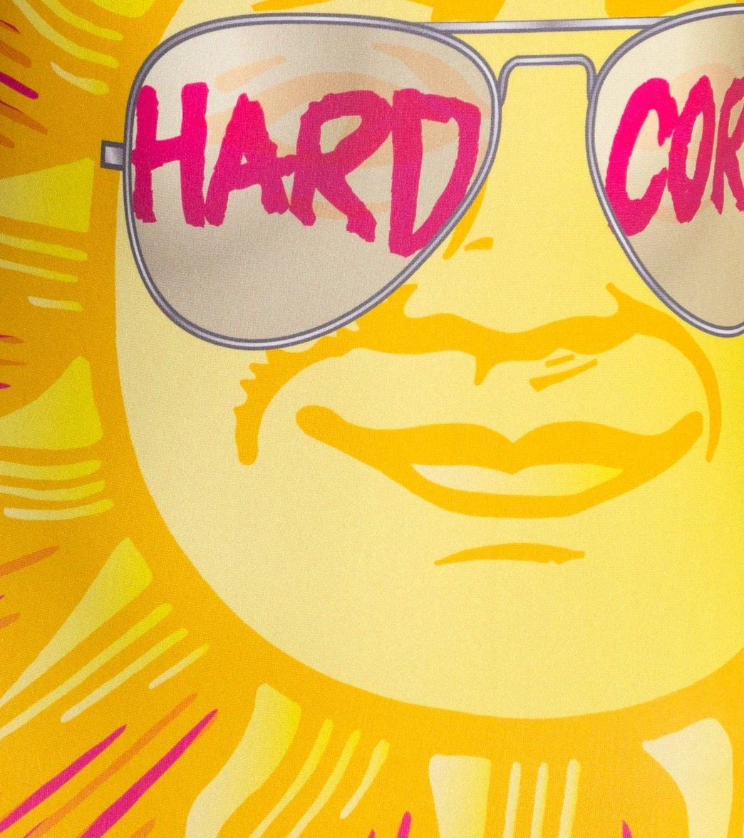 HARDCORESPORT Women's Shades Yellow Cali Back One Piece Swimsuit - Image 4