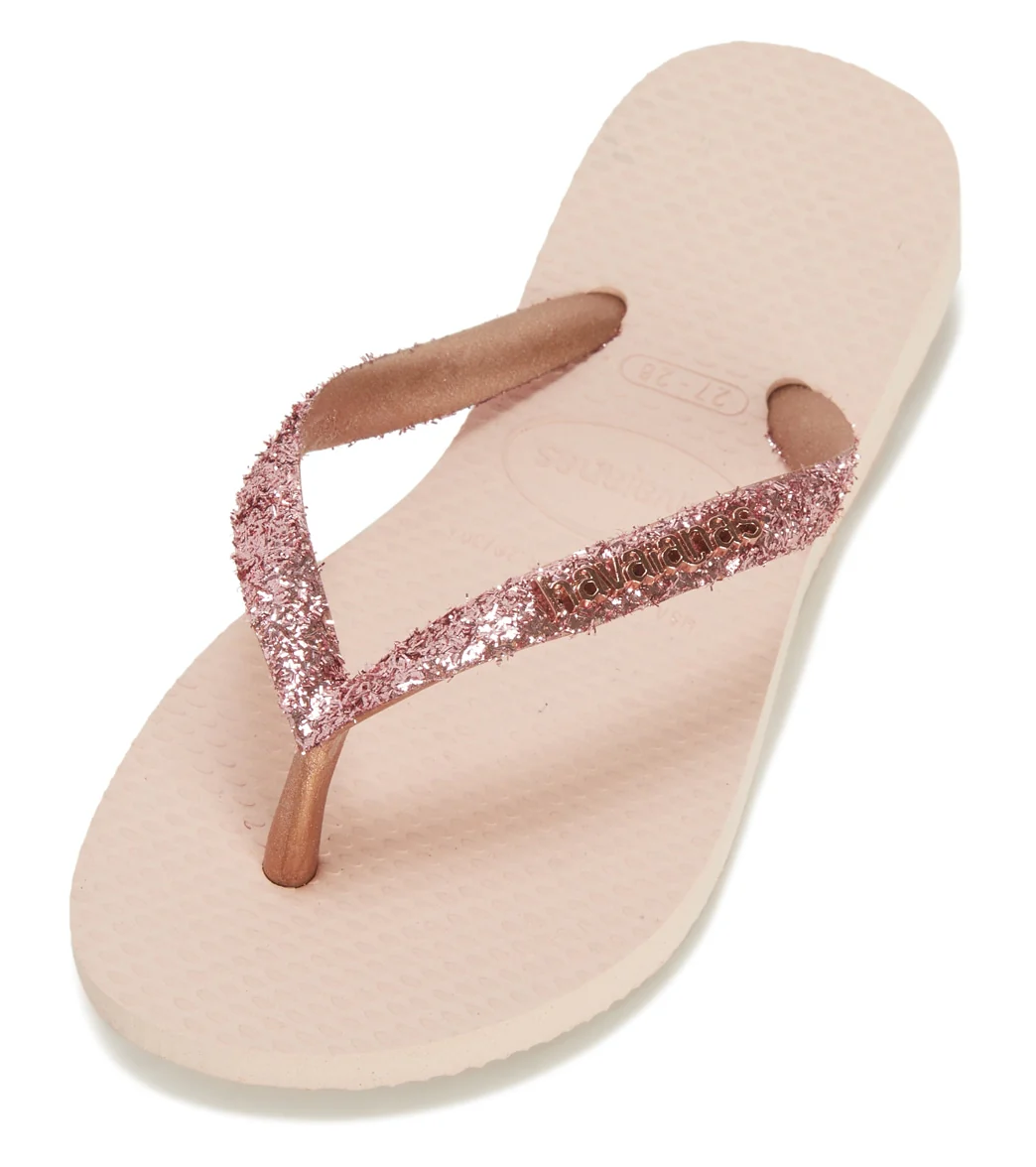 Havaianas Girls' Slim Glitter Ii Flip Flop - Image 7