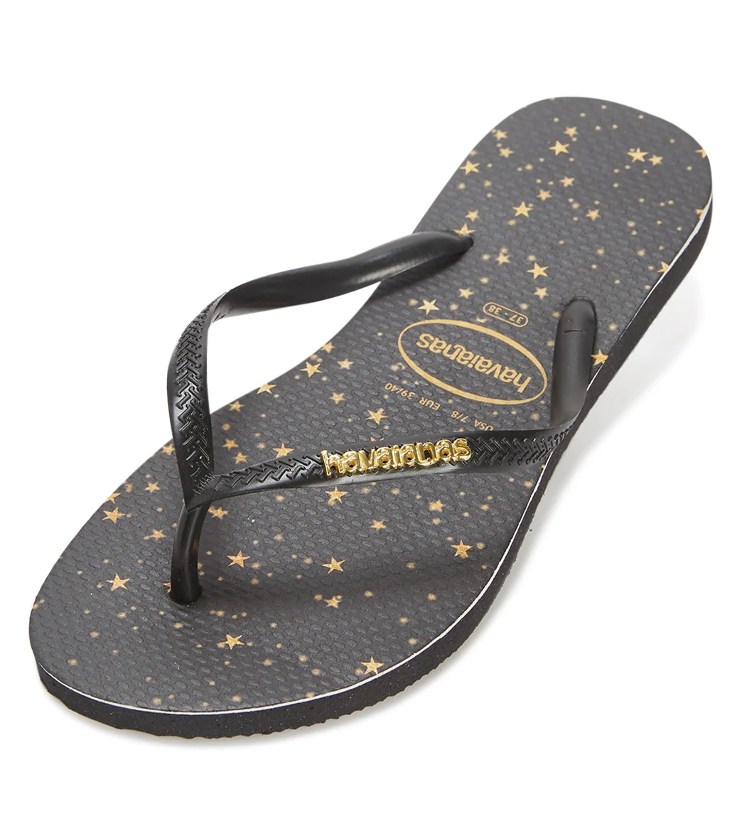 Havaianas Women's Slim Metallic Print Flip Flop - Image 7