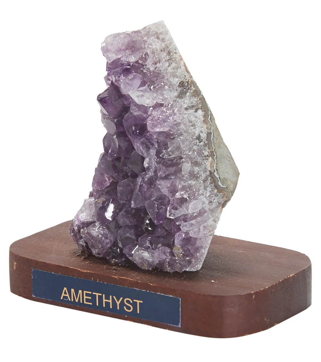 Healing N Love Amethyst on Wooden Base - Image 3