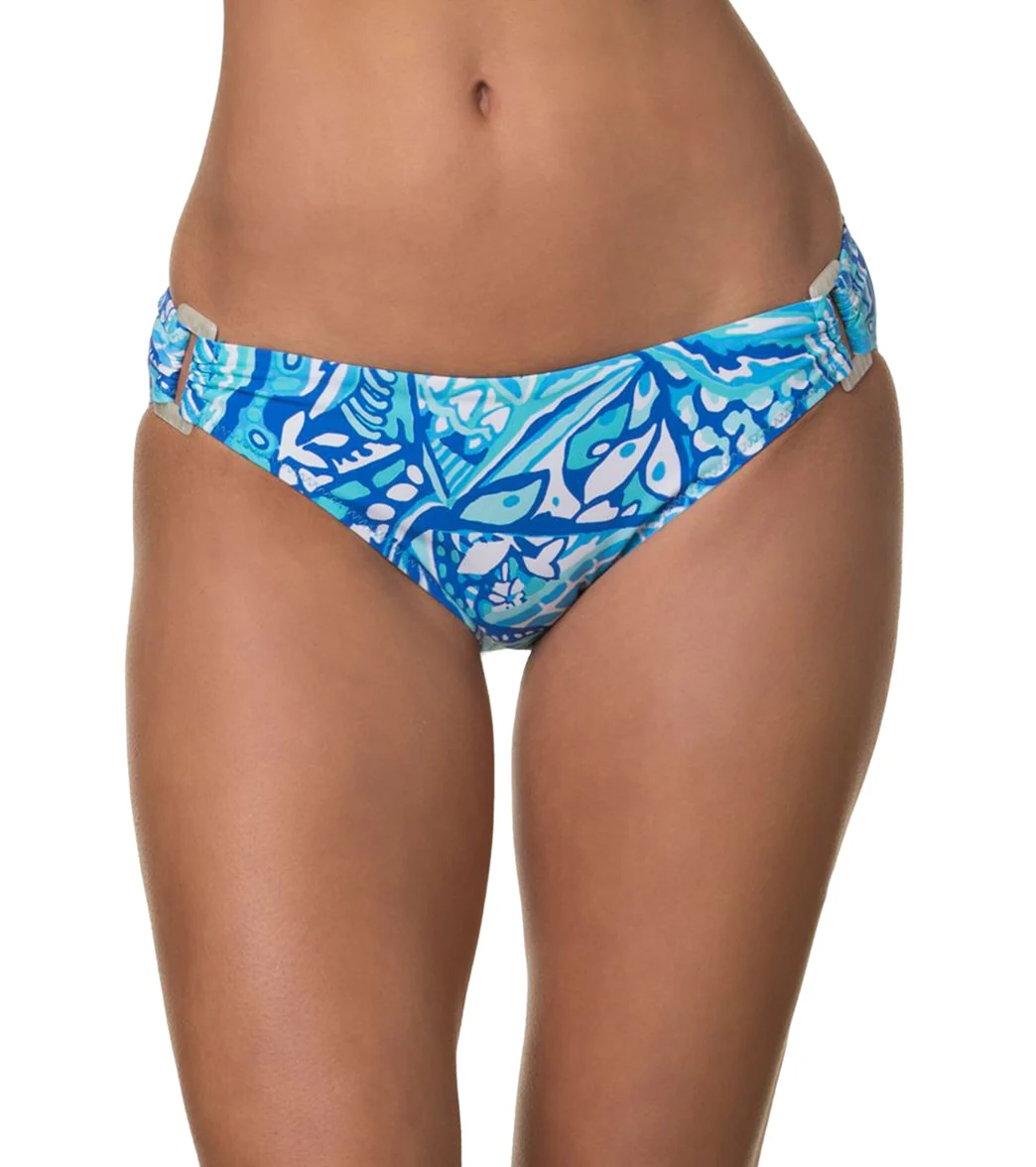 Helen Jon Women's Blue Grotto Shell Hipster Bottom - Image 5