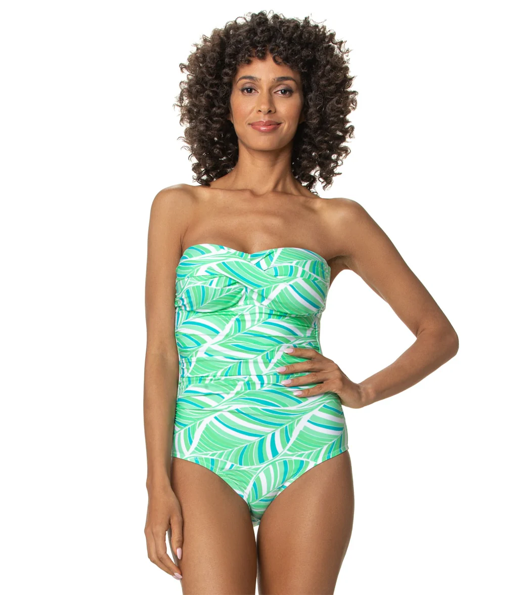 Helen Jon Women's Hana Twist Bandeau One Piece Swimsuit - Image 8