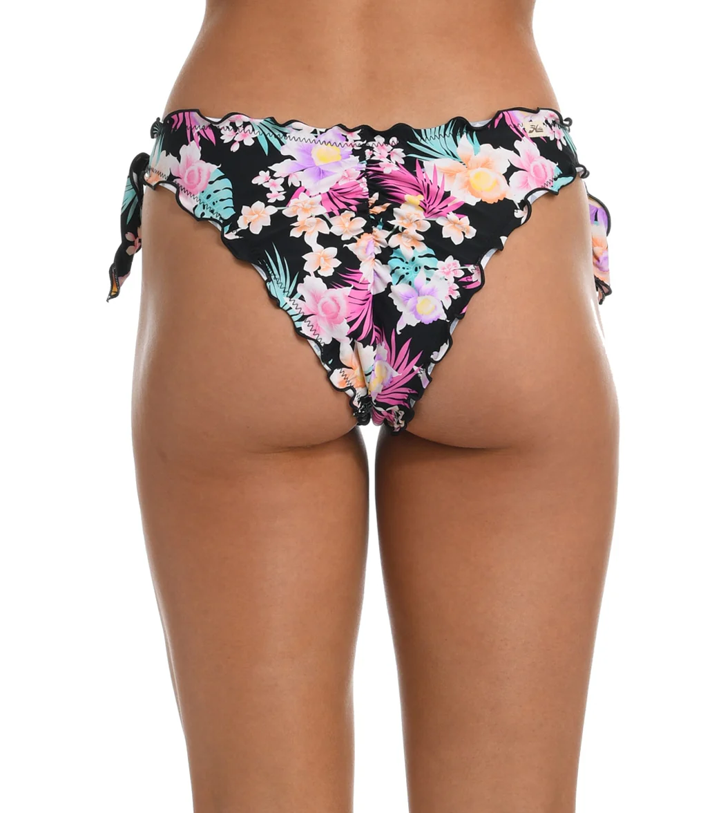 Hobie Women's Island Hopping Side Tie Cheeky Bikini Bottom - Image 2