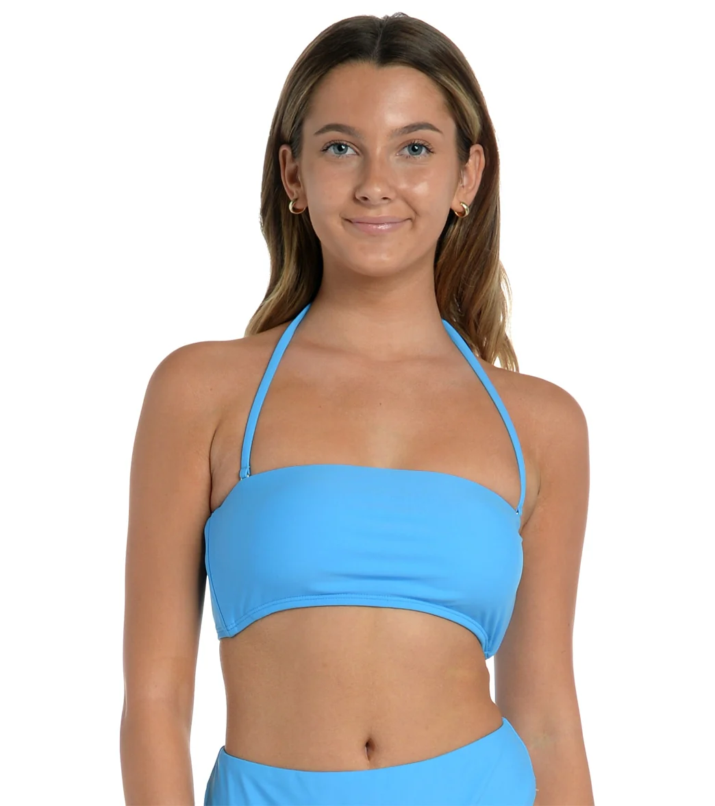 Hobie Women's Solids Bandeau Bikini Top