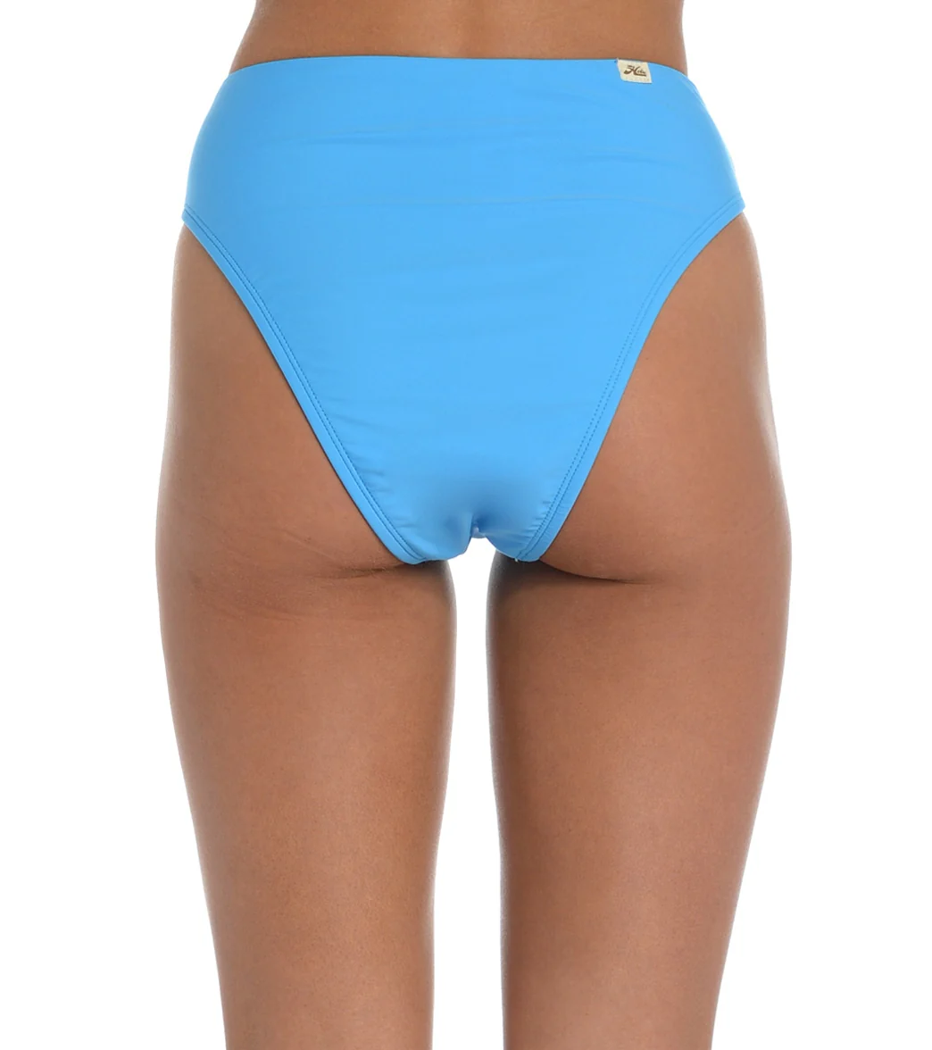 Hobie Women's Solids High Waist Bikini Bottom - Image 2