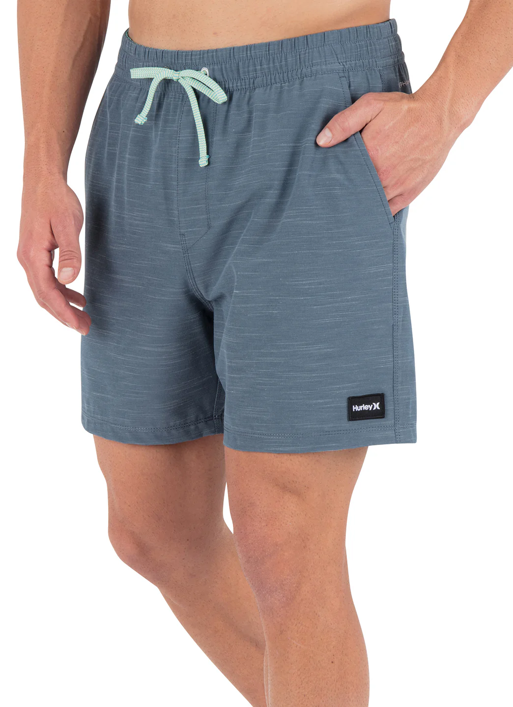 Hurley Men's 17" Phantom Eco Slub Lined Volley Swim Trunks - Image 4