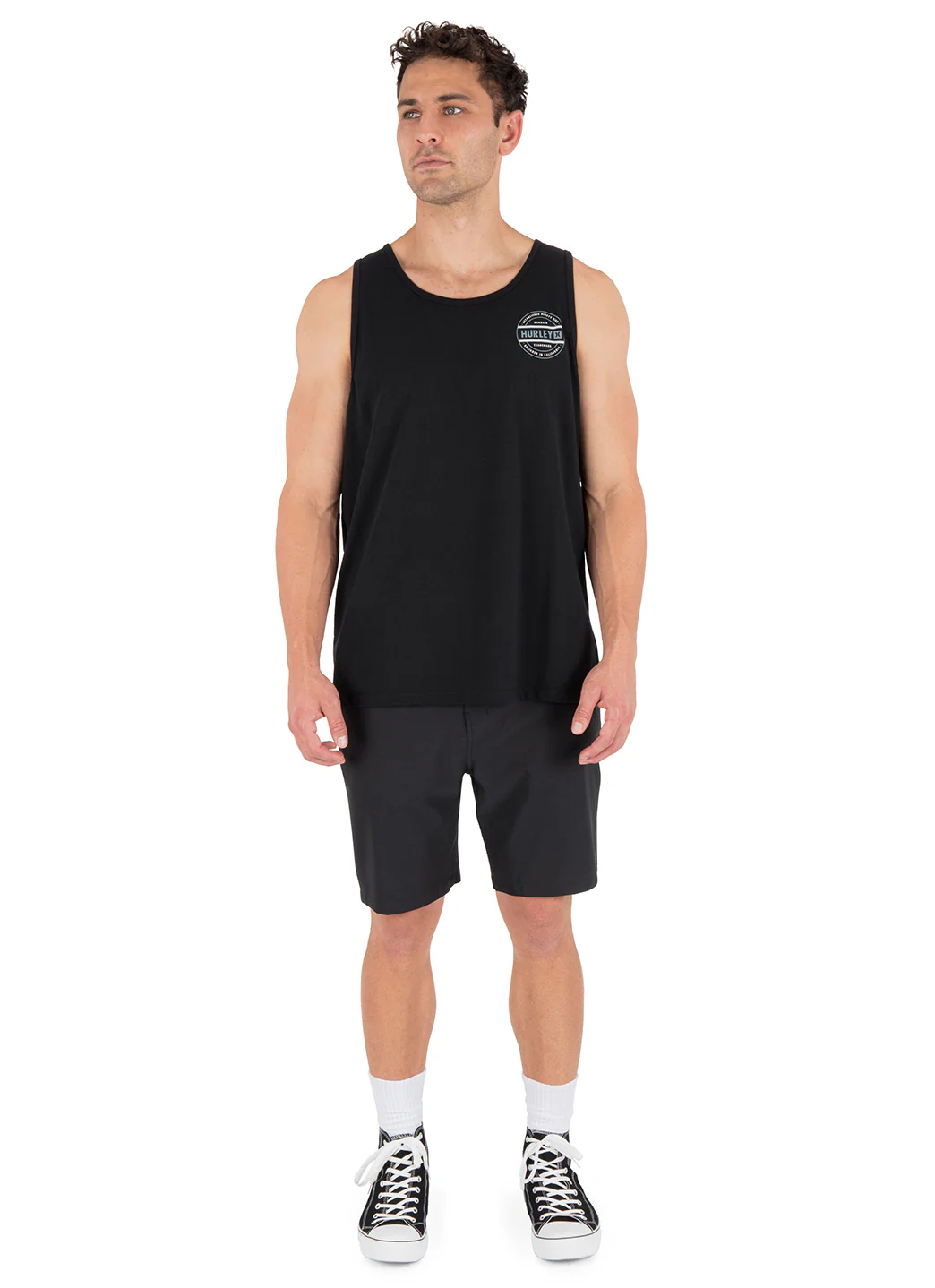 Hurley Men's Filler Tank Short Sleeve Tank Top - Image 6
