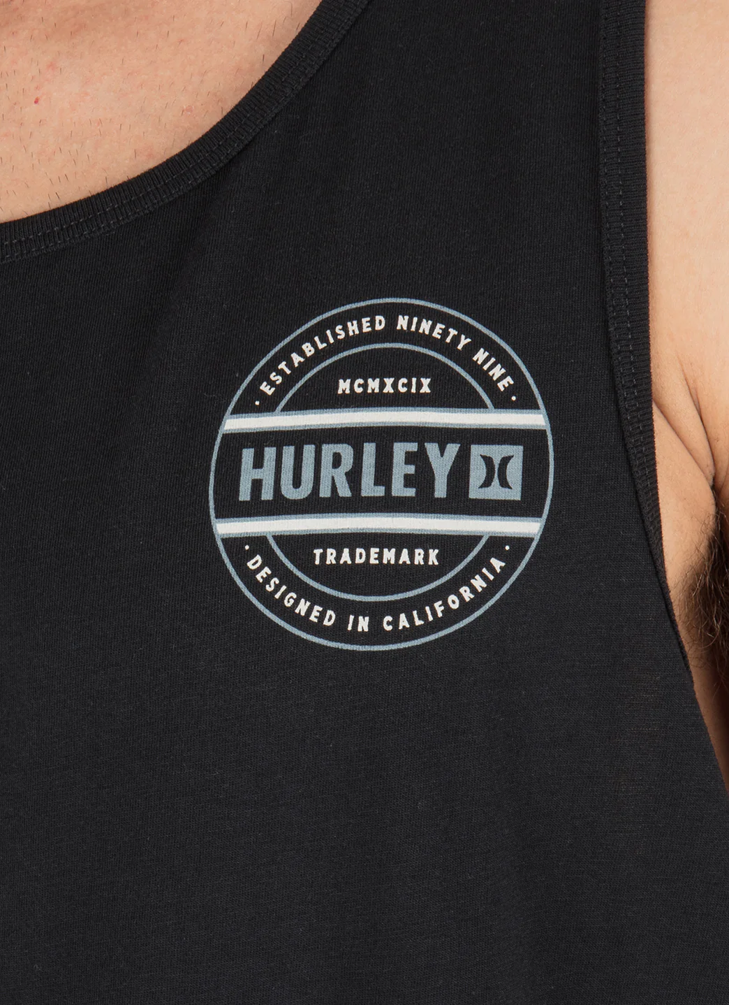 Hurley Men's Filler Tank Short Sleeve Tank Top - Image 7