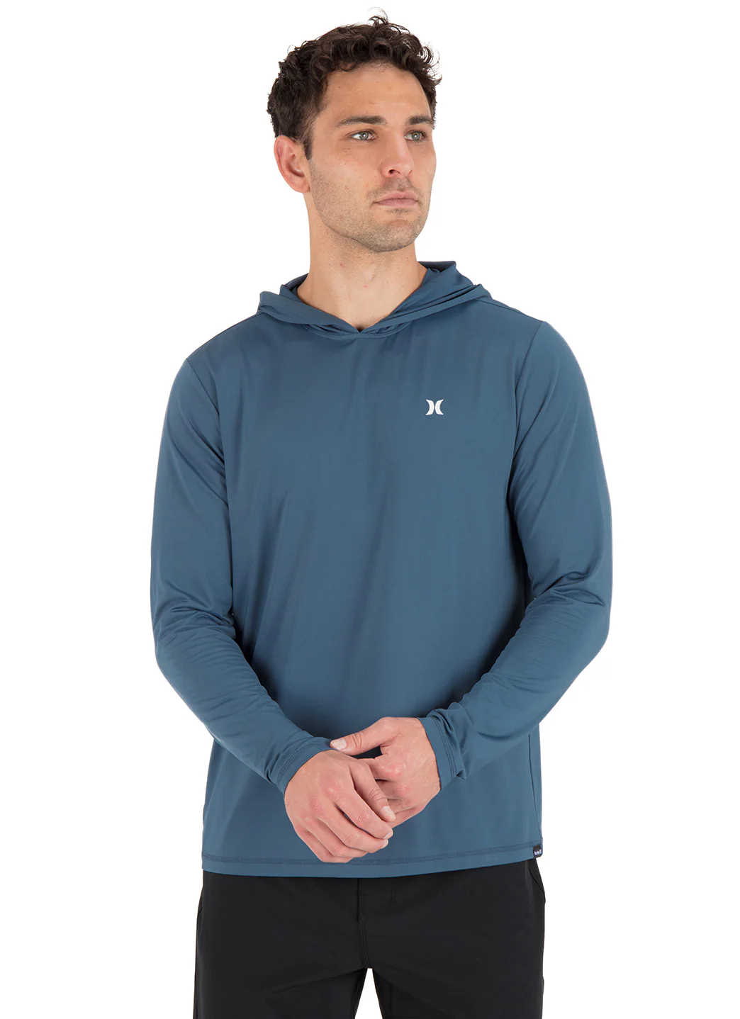 Hurley Men's Hybrid Hooded UPF 50 Long Sleeve Surf Shirt - Image 3